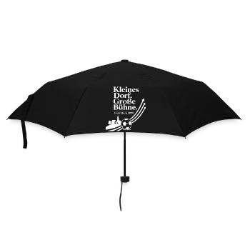 Kleines Dorf. Große Bühne. - Regenschirm (klein) - Schwarz - Vorne
