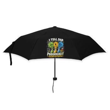 I Tell Dad Jokes Periodically | Humour Science - Umbrella (small) - black - Front