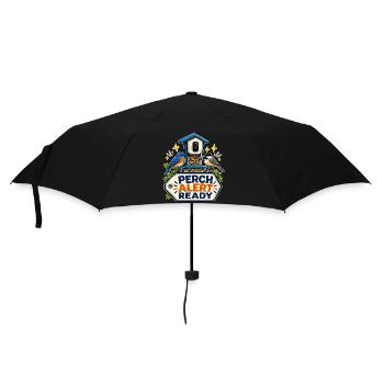 PERCH ALERT READY - Umbrella (small) - black - Front