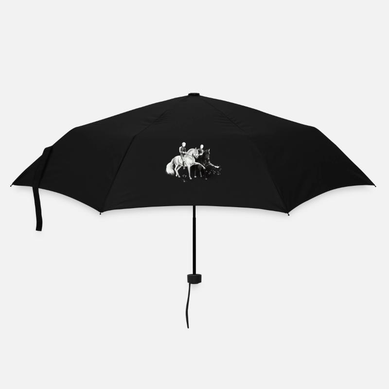 Spanischer Gruß - Regenschirm (klein) - Schwarz
