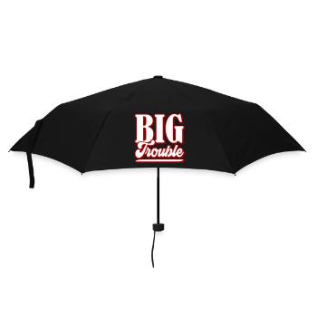 Big Trouble | Colors can be changed - Umbrella (small) - black - Front
