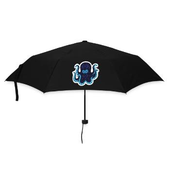Meerestiere - Regenschirm (klein) - Schwarz - Vorne