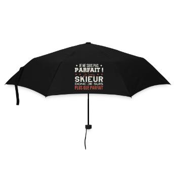 Un Skieur, le Métier de Rêve Mis à l’Honneur - Parapluie standard - noir - Devant