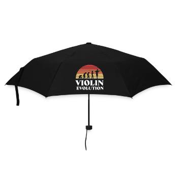 Violinist Violine Instrument Musik Geiger - Regenschirm (klein) - Schwarz - Vorne