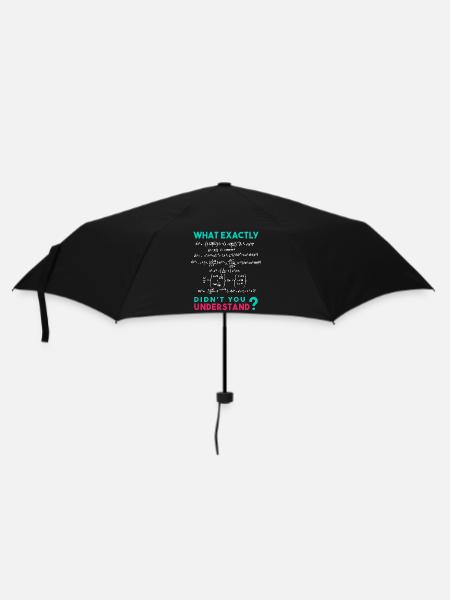 Physik Formel Scherz - Regenschirm (klein) - Schwarz