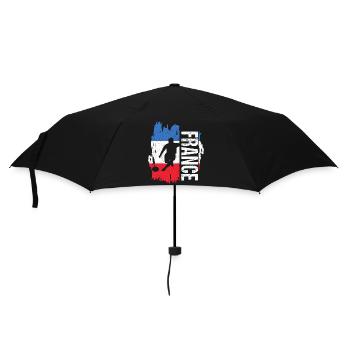 France équipe de football cadeau pour footballeur - Parapluie standard - noir - Devant