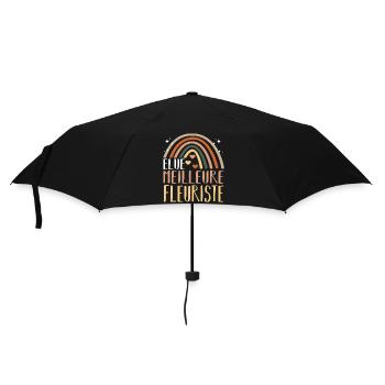 Élue meilleure fleuriste cadeau pour fleuriste - Parapluie standard - noir - Devant