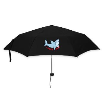 Meerestiere - Regenschirm (klein) - Schwarz - Vorne