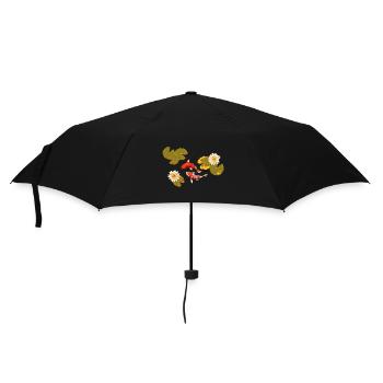 Meerestiere - Regenschirm (klein) - Schwarz - Vorne