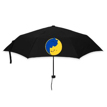 UKRAINE - PAIX - YIN YANG Chats - Symbole - Parapluie standard - noir - Devant