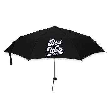 Best Web Designer | Colors can be changed - Umbrella (small) - black - Front