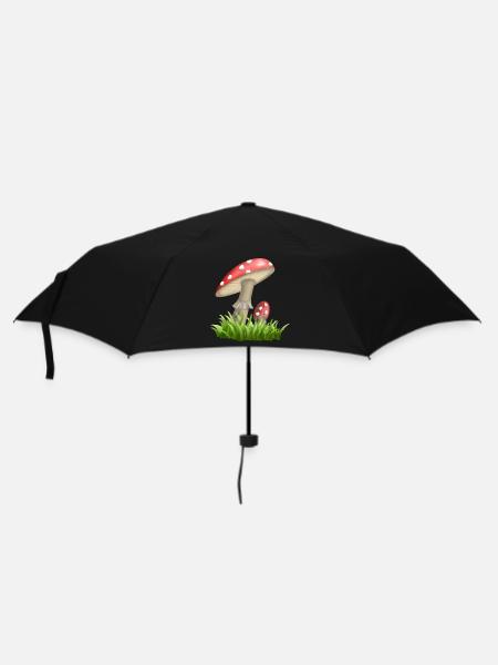 Toadstools - Umbrella (small) - black