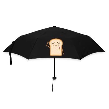 Toast Soldier - Umbrella (small) - black - Front