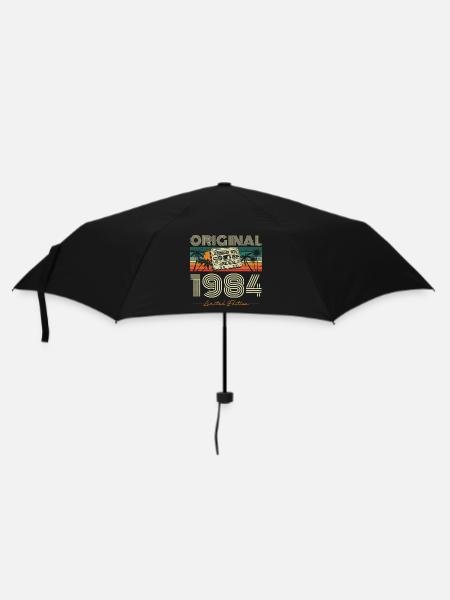 Original 1984 Vintage Vintage Retro Birthday - Parapluie standard - noir