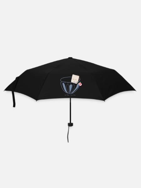 Teatime - Regenschirm (klein) - Schwarz