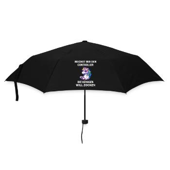 Zocken Reichet mir den Controller Königin Konsole - Regenschirm (klein) - Schwarz - Vorne