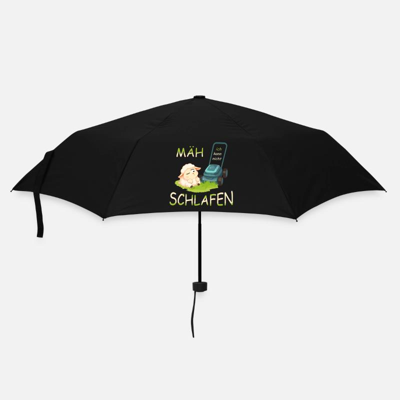 Süßes Schaf - Regenschirm (klein) - Schwarz