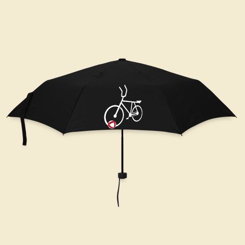 Radball | Cycle Ball Polo white - Regenschirm (klein)