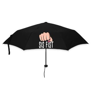Fist - Sister Fist - Box - Boxing - Umbrella (small) - black - Front