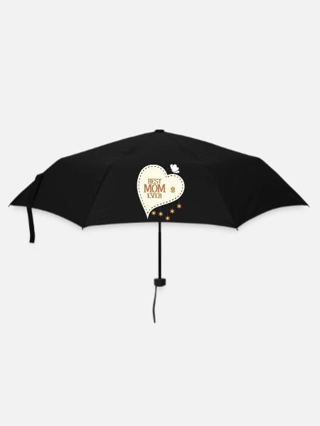 Beste Mutter aller Zeiten - Regenschirm (klein) - Schwarz