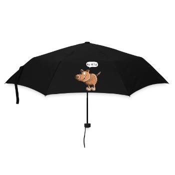 Be Wild - Sanglier - Sangliers - Porc - Comique - Parapluie standard - noir - Devant