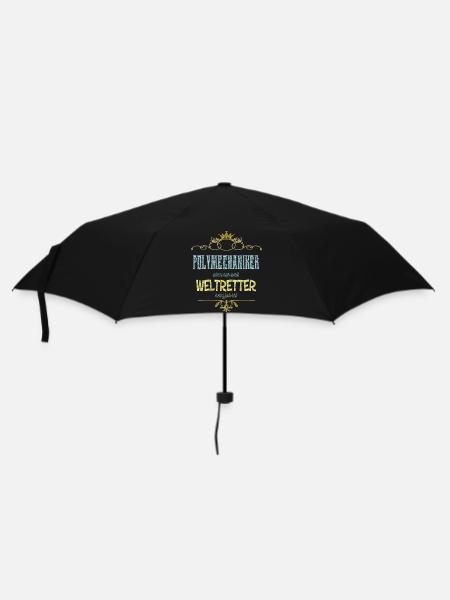 Polymechaniker Weltretter - Regenschirm (klein) - Schwarz