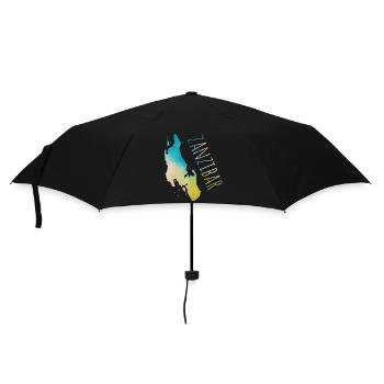 blockedTitle - Regenschirm (klein) - Schwarz - Vorne