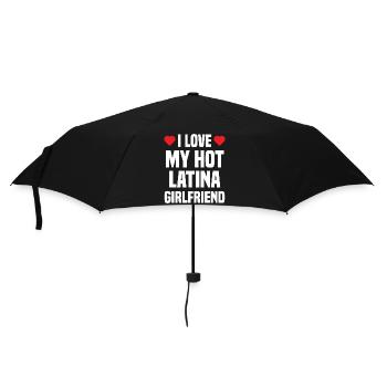 J'aime mon copain cadeau copine latina chaude - Parapluie standard - noir - Devant