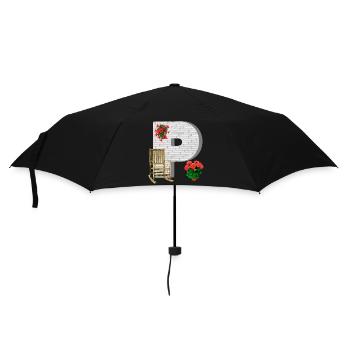 garden p - Umbrella (small) - black - Front