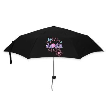 Aurelia Name Girl Name Daisy - Umbrella (small) - black - Front