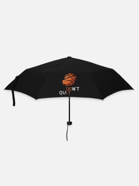 Basketball don't quit - Umbrella (small) - black
