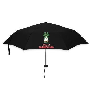 Christmas Santa Claus Gifts - Umbrella (small) - black - Front