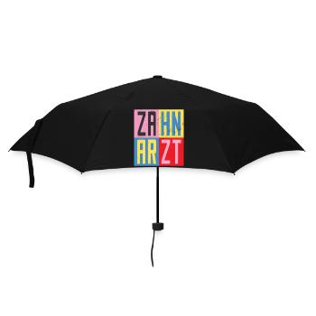 Zahnarzt Design - Regenschirm (klein) - Schwarz - Vorne