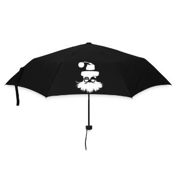 Christmas Hat Santa Claus Christmas Vector - Umbrella (small) - black - Front
