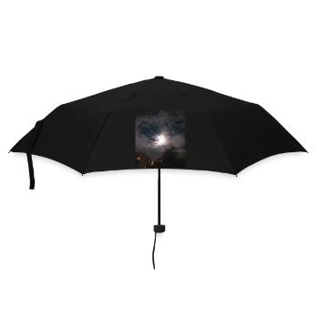 Moonshine in the dark - Regenschirm (klein) - Schwarz - Vorne