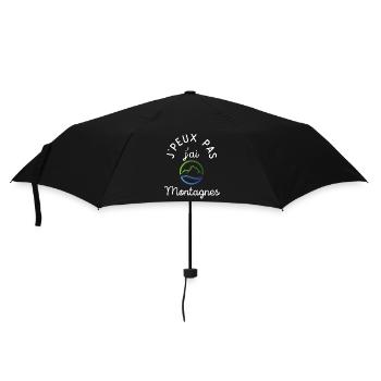 J Peux Pas J Ai Montagnes - Parapluie standard - noir - Devant