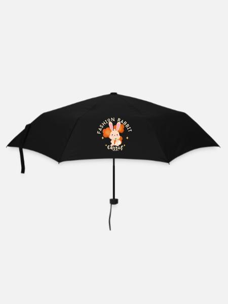Rabbit Carrot Mode - Umbrella (small) - black