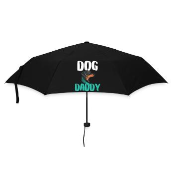 Buntes Papa-Dog-Diagramm - Regenschirm (klein) - Schwarz - Vorne