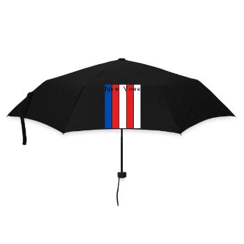 New York Striped Wordmark - Umbrella (small) - black - Front
