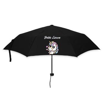Petite licorne - Parapluie standard - noir - Devant
