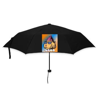 Cool dog. Pets - Umbrella (small) - black - Front