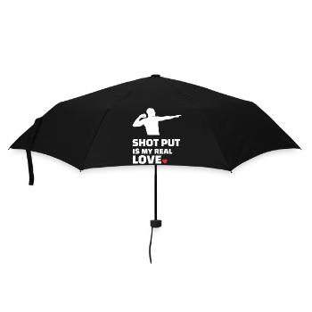 J’adore le lancer du poids - Parapluie standard - noir - Devant