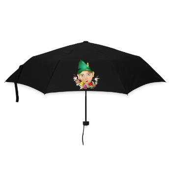 The Seppel or Seppl as doll portrait - Umbrella (small) - black - Front