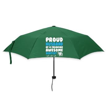 Mon mari dentiste - Parapluie standard - vert bouteille - Devant