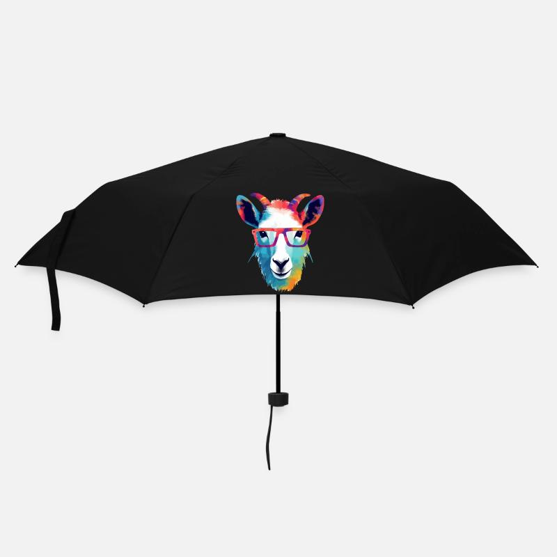 Bobi the goat - Umbrella (small) - black