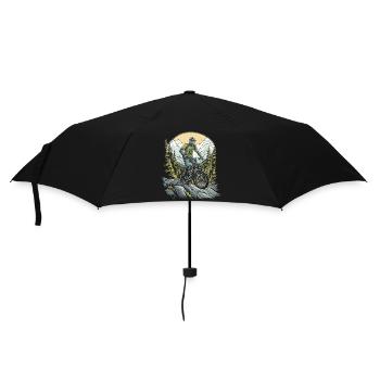 Downhill Shirt - Mountainbike MTB Biker Cycling - Umbrella (small) - black - Front
