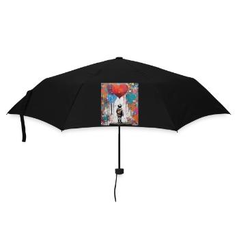 AMOUR DE BALLONS STREET ART - Parapluie standard - noir - Devant