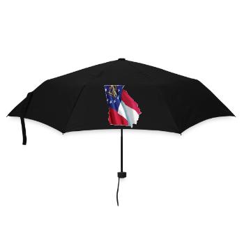 Georgia (USA) | Real Flag | Flag Map - Umbrella (small) - black - Front