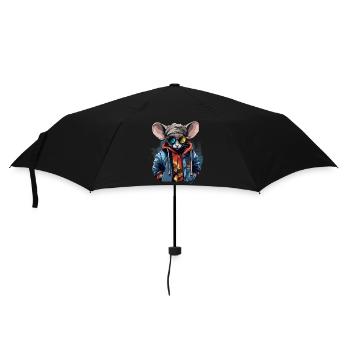 Urban Rodent: Streetwise Mouse Vibes - Parapluie standard - noir - Devant