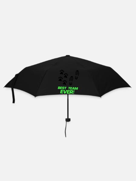 best team ever - Regenschirm (klein) - Schwarz